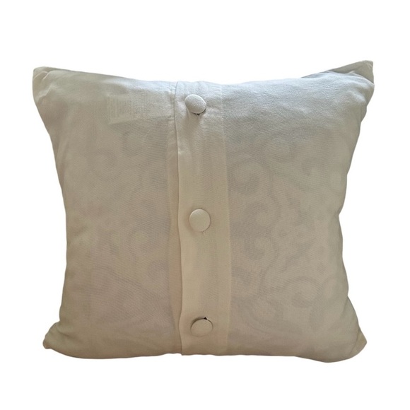 Pottery Barn Seashell and Coral Embroidered Pillow Cover - Picture 3 of 5